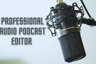 professionally edit and master your podcast in 24 hours