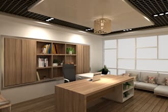 design your office or shop in 3ds max