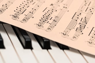 compose relaxing original piano instrumental