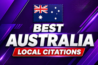 do 350 australia local citations and directory submission