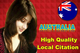 create google maps citations and 60, 150,  250 australian local citations