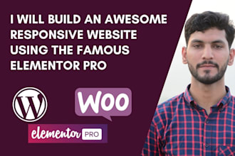 build an awesome wordpress website using elementor pro