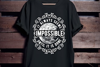 design outstanding tee shirt design for merch