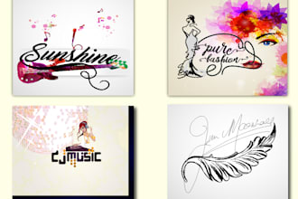 do creative and high end feminine logo