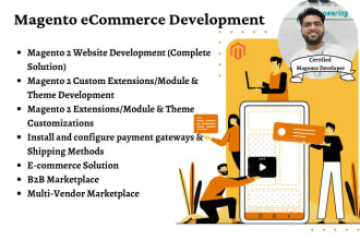 develop luxury and professional adobe commerce magento 2 website