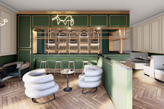 model and render photorealistic 3d exterior images