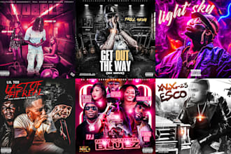 design album cover art, mixtape cover and single covers