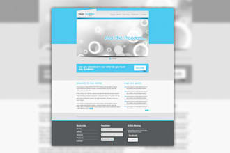 design a professional and Modern trend website mockups