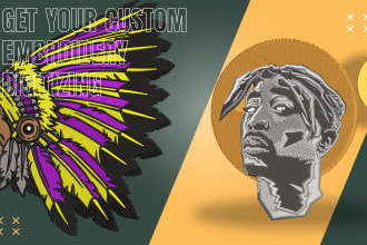 professional embroidery digitizing quick turnaround n quality