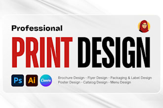be your professional print designer
