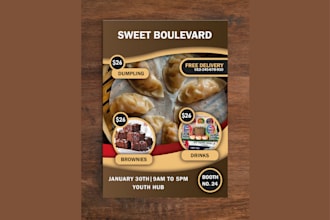 design flyer and party poster