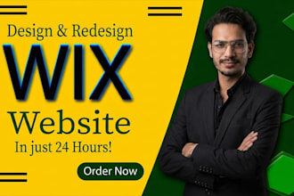 design and redesign a professional wix website and integrate an ai chatbot
