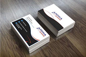 design an amazing business card ready for print