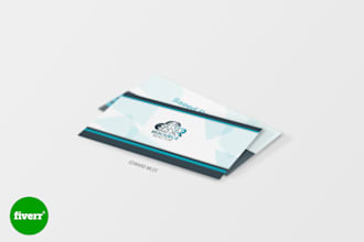 design a clean and modern business card and stationary