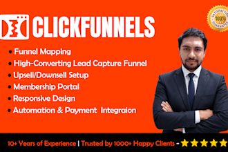 design highconverting clickfunnels funnels and landing pages