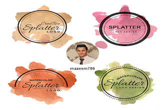 design flat and simple logo with souce files