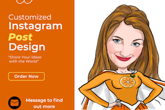 design attention grabbing instagram post graphics