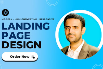 design a professional landing page or website design