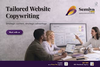 develop elevated website copywriting crafted to engage your target customer
