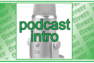 record your podcast show or vlog intro