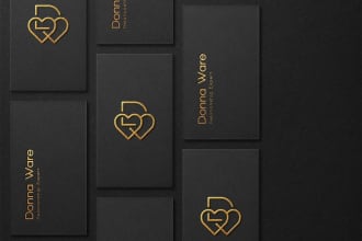 do modern, minimalist, and luxury logo design with branding identity