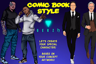 draw in professional comic book styles