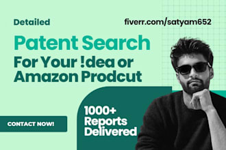 perform a comprehensive patent search for your idea or amazon product