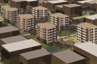3d architectural model and renders rhino sketchup archicad