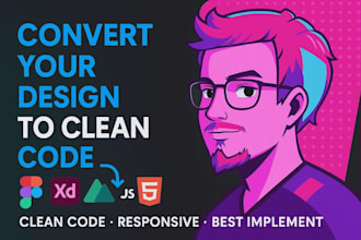 convert figma xd or image to nextjs nuxtjs or html css