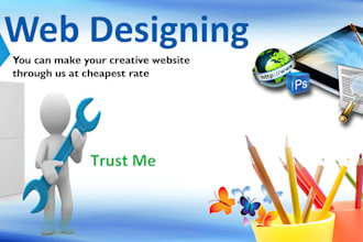 design modern and responsive web site
