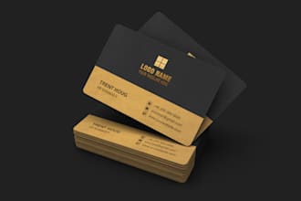 design clean and minimalist business card