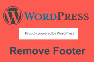 edit or remove wordpress footer credit links