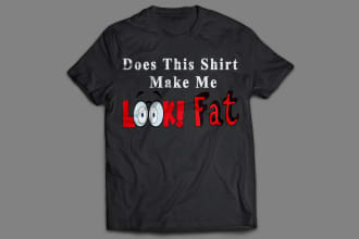 create a funny tee shirt design for etsy and amazon