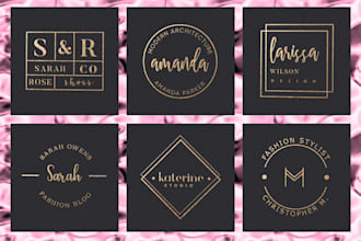 create elegant feminine logo