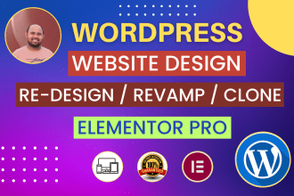 redesign wordpress website design website revamp clone by elementor pro