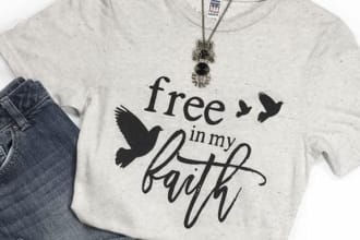 do trendy and elegant t shirt and merchandise design