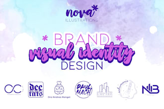 design an outstanding brand visual identity according to your needs