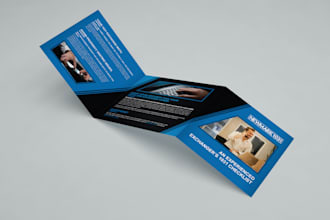 do a bifold brochure or trifold brochure design