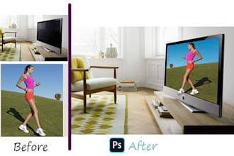 do photoshop editing and photo manipulation