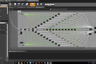 create any unreal engine 4 and 5 game assets and setup blueprints