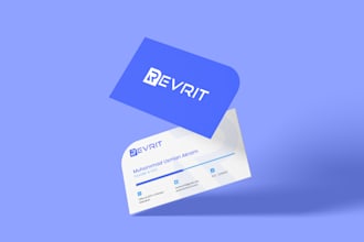 make business card letterhead and brand identity assets
