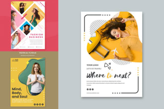 design flyer, brochure, catalog, booklet design