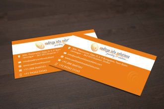 do visiting card , business card designing