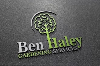 design two outstanding landscape or lawncare logo in twenty four hours