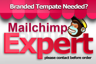 design responsive mailchimp template, newsletter, emails