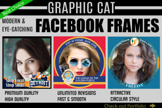 design custom cool facebook profile frames that stand out