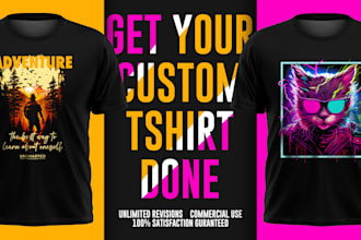 do custom t shirt and streetwear design artwork for you
