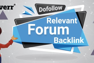 provide 100 forum and profile dofollow backlinks