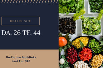 publish your guest post on my da 30 tf 45 health site