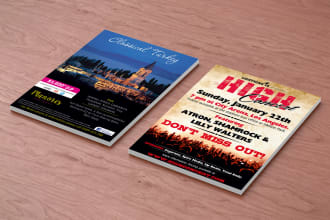 do flyer, brochure design for business, event